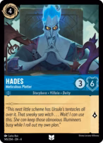 Hades Lorcana card