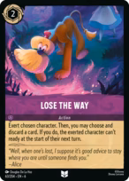 Lose the Way Lorcana card