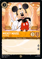 Mickey Mouse Lorcana card