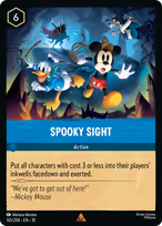 Spooky Sight Lorcana card