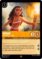 Moana Lorcana card