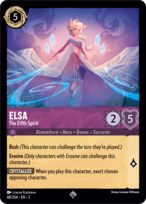 Elsa Lorcana card