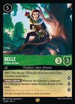 Belle Lorcana card