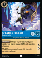 Splatter Phoenix - Rejected Artist