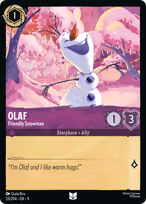 Olaf Lorcana card