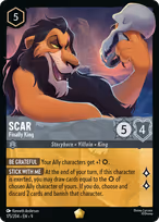 Scar Lorcana card
