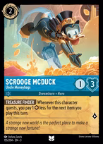 Scrooge McDuck Lorcana card