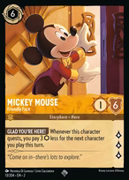 Mickey Mouse Lorcana card