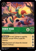 Robin Hood Lorcana card