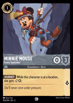 Minnie Mouse Lorcana card