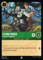Flynn Rider Lorcana card
