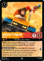 Wreck-It Ralph Lorcana card