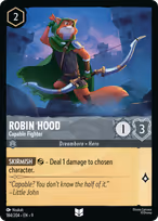 Robin Hood Lorcana card