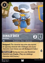 Donald Duck Lorcana card