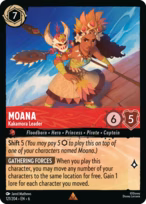 Moana Lorcana card