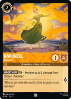 Rapunzel Lorcana card