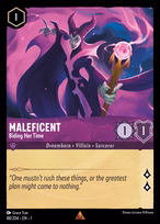 Maleficent Lorcana card