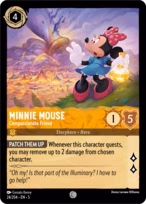 Minnie Mouse Lorcana card