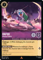 Rafiki Lorcana card