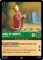King of Hearts Lorcana card