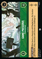 Game Preserve - Protected Land