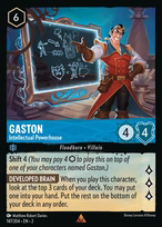 Gaston Lorcana card