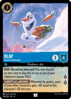 Olaf Lorcana card