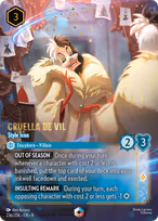 Cruella De Vil Lorcana card