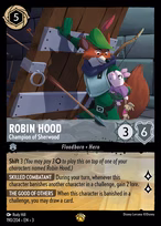 Robin Hood Lorcana card