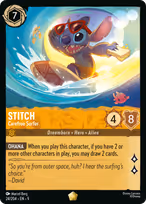 Stitch Lorcana card