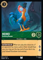 Heihei Lorcana card
